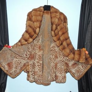 Vintage Red Fox Fur Coat
